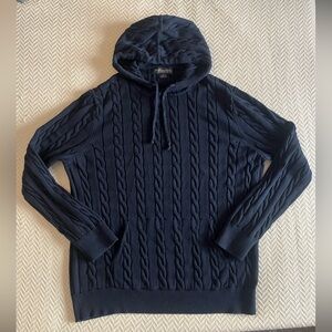 Brooks Brothers Cable Knit Hoodie